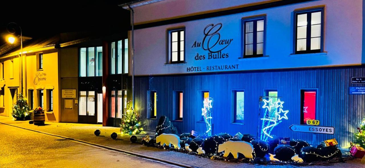 Hotel Au Coeur Des Bulles Loches-sur-Ource Exterior foto